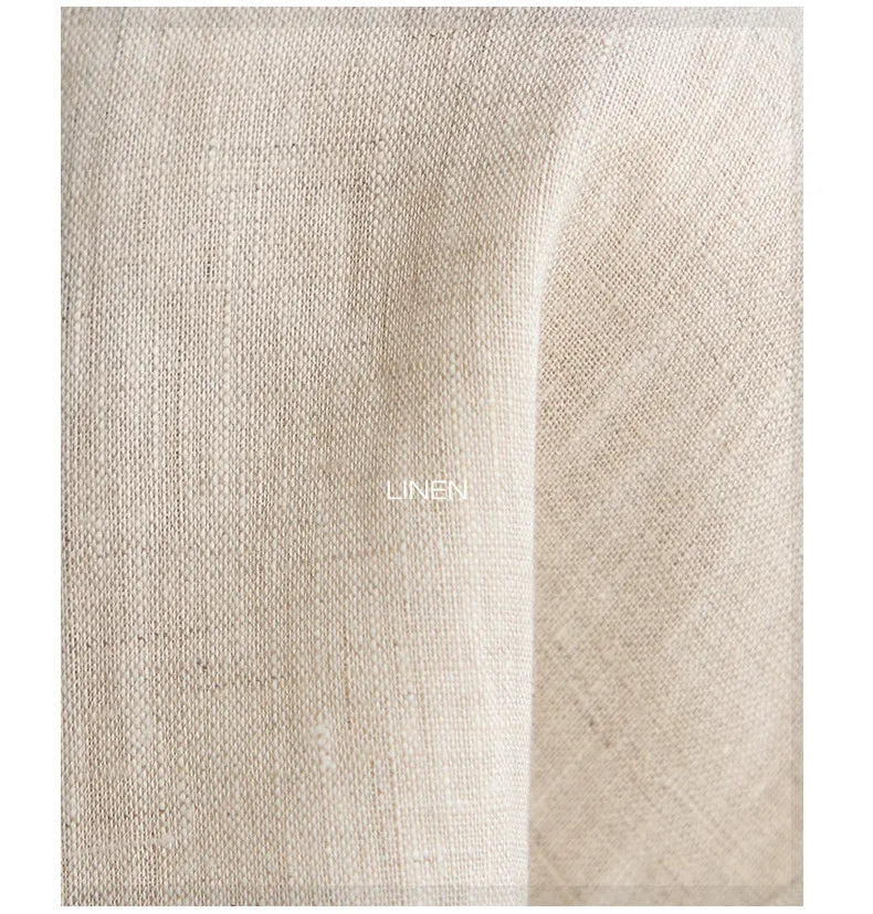 Linen Short Sleeve O-Neck Shirts